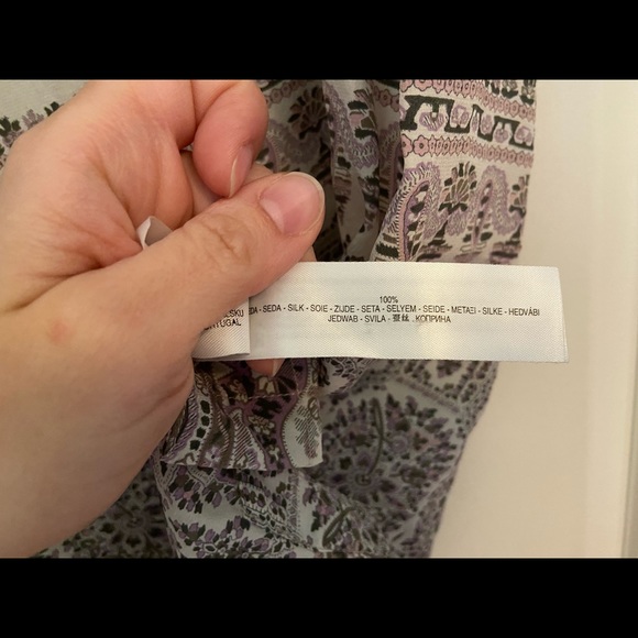 Silk printed dress XS - Picture 5 of 5